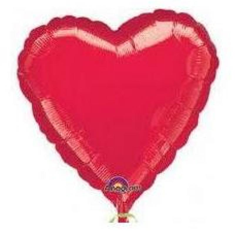 Balon cu heliu inimioara