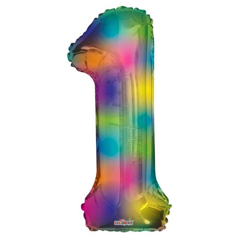 Balon cifra Rainbow