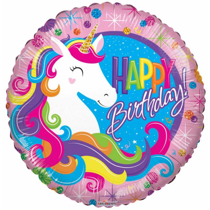 Balon Unicorn Happy Birthday